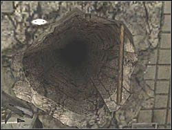 Następnie pozostaw w skrzyni zbędne przedmioty (Source Placard, złamany kij golfowy) i przejdź przez dziurę w łazience do kolejnego etapu - Las (5) | Etap 3 w Silent Hill 4 The Room - Silent Hill 4: The Room - poradnik do gry