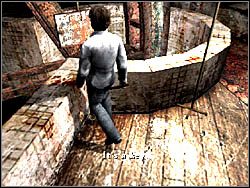 Teraz zerknij na pobliską tabliczkę (patrz na zdjęcie) - Podwodne więzienie (2) | Etap 4 w Silent Hill 4 The Room - Silent Hill 4: The Room - poradnik do gry