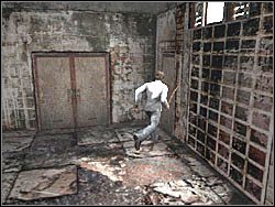 Tymczasem wróć do pomieszczenia, w którym były zamknięte drzwi, dziura oraz notka, którą już zebrałeś - Podwodne więzienie (2) | Etap 4 w Silent Hill 4 The Room - Silent Hill 4: The Room - poradnik do gry