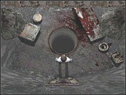 Dobrze, kiedy już zdobędziesz pistolet (lub nie), ustaw ponownie cele z zakrwawionymi łóżkami w jednym pionie (chyba że nie udawałeś się po pistolet, to wtedy nie musisz nic zmieniać) i udaj się na trzecie piętro, do jednej z tychże cel - Podwodne więzienie (5) | Etap 4 w Silent Hill 4 The Room - Silent Hill 4: The Room - poradnik do gry