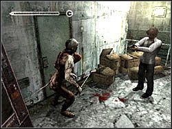 Po skończonej walce przejdź przez następne drzwi - Świat budynków (3) | Etap 5 w Silent Hill 4 The Room - Silent Hill 4: The Room - poradnik do gry