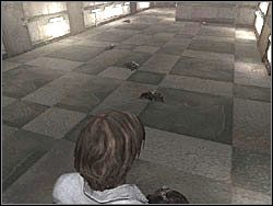 Udaj się przed siebie i rozpraw się z grupą zmutowanych nietoperzy - Szpital (1) | Etap 7 w Silent Hill 4 The Room - Silent Hill 4: The Room - poradnik do gry