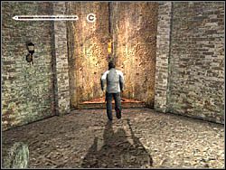 Podejdź do narożnika z płonącą pochodnią i weź jedną sztukę - Las po raz drugi (1) | Etap 9 w Silent Hill 4 The Room - Silent Hill 4: The Room - poradnik do gry