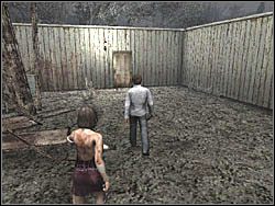 Teraz do zbadania pozostają ostatnie drzwi - Las po raz drugi (4) | Etap 9 w Silent Hill 4 The Room - Silent Hill 4: The Room - poradnik do gry