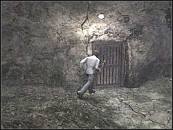 Przejdź dalej i dojdź do wejścia do jaskini - Las po raz drugi (4) | Etap 9 w Silent Hill 4 The Room - Silent Hill 4: The Room - poradnik do gry