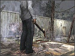 Dołóż do kukły ostatnią z części i obejrzyj krótką scenkę - Las po raz drugi (5) | Etap 9 w Silent Hill 4 The Room - Silent Hill 4: The Room - poradnik do gry