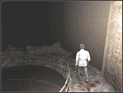 Przejdź przez nie i rozpocznij schodzenie po krętych schodach - Świat budynków po raz drugi (6) | Etap 11 w Silent Hill 4 The Room - Silent Hill 4: The Room - poradnik do gry