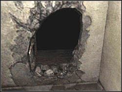 Teraz podejdź do miejsca, z którego wcześniej wziąłeś kilof (w zwykłym wydaniu mieszkania) i skorzystaj przy nim z tego przedmiotu - Pokój 302 przeszłości (2) | Etap 12 w Silent Hill 4 The Room - Silent Hill 4: The Room - poradnik do gry