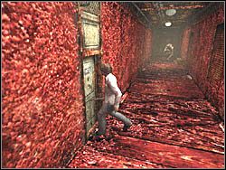 Posłuchaj jej, po czym wyjdź i dostań się do mieszkania 102 - Po wyjściu z pokoju 302 (3) | Etap 13 i 14 w Silent Hill 4 The Room - Silent Hill 4: The Room - poradnik do gry