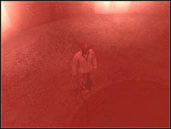 Po skorzystaniu z dziury w podłodze, znajdziesz się w oświetlonym na czerwono pomieszczeniu - Etap 14 - Ostatni pojedynek | Etap 13 i 14 w Silent Hill 4 The Room - Silent Hill 4: The Room - poradnik do gry