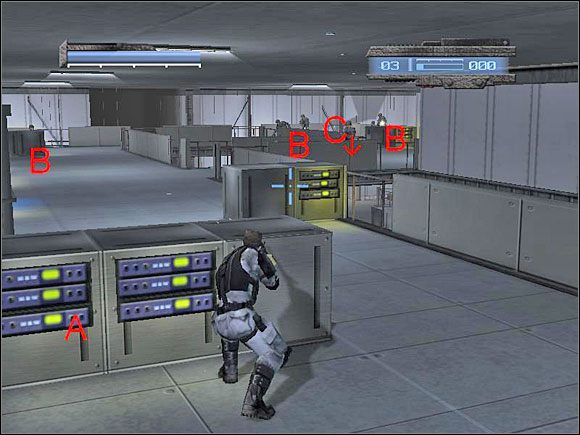 Idąc koło pracowni czołgów z prawej wybiegnie dwóch wrogów - Misja 19 - Checkmate | kill.switch - kill.switch - poradnik do gry