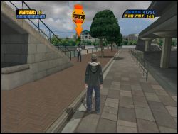 Mapa: Londyn - Geoff Rowley - pocztówki z Londynu | Tryb kariery | Tony Hawks Pro Skater 4 - Tony Hawks Pro Skater 4 - poradnik do gry