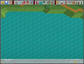 F1 - okienko budowania na wodzie - Skróty klawiszowe | Porady do RollerCoaster Tycoon - RollerCoaster Tycoon - poradnik do gry