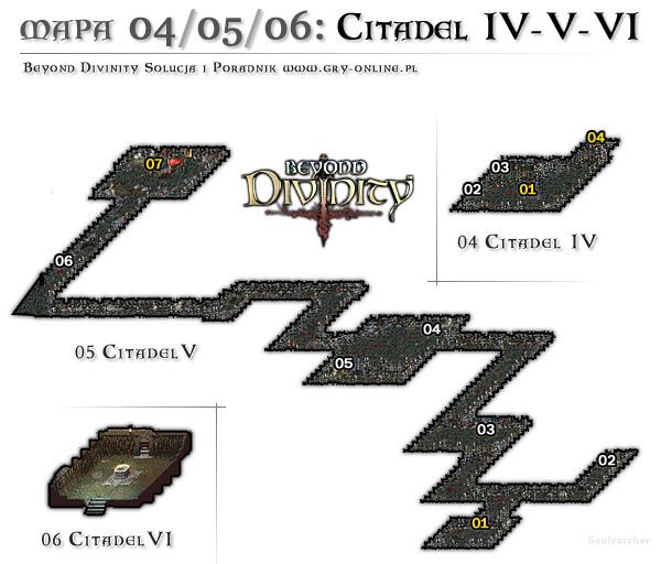 04-01 Tu pojawiamy się z po wejściu w bramę 03-12i zabiciu Szkieletonów - Cytadela IV-V-VI | AKT 1 | Beyond Divinity - Beyond Divinity - poradnik do gry