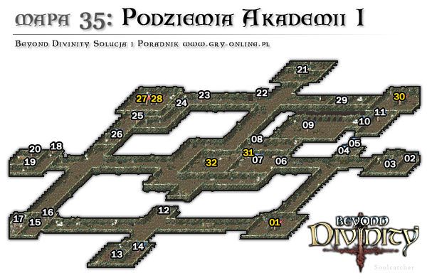 35-01 Wyjście do 34 Akademia I - Podziemia Akademii I | AKT 4 | Beyond Divinity - Beyond Divinity - poradnik do gry