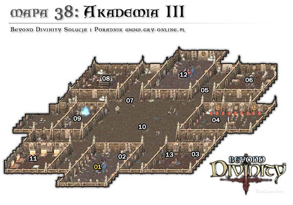 38-01 Nauczyciel Raanar - gratuluje nam dotychczasowych postępów i wita na kolejnym poziomie Akademii gdzie czekają nas kolejne testy - Akademia III (1) | AKT 4 | Beyond Divinity - Beyond Divinity - poradnik do gry