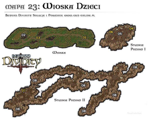 23-01 Tu pojawiamy się przetransportowani przez Nekromanta z Wioski Impów - Wioska Dzieci | AKT 2 | Beyond Divinity - Beyond Divinity - poradnik do gry