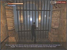 W następnym korytarzu zabierz leżący po prawej pistolet - Tutorial A - Shade: Gniew Aniołów - poradnik do gry