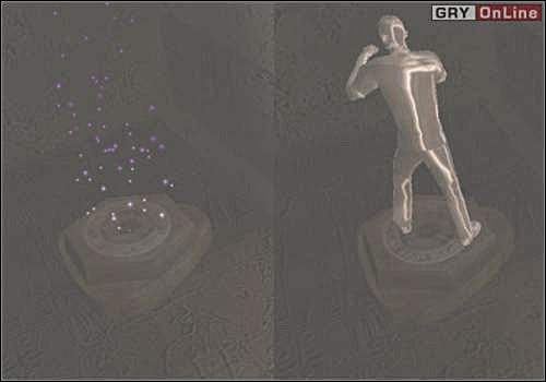 Kiedy posąg już stanie, możesz jeszcze raz zapisać grę w danym punkcie - Tutorial B cz.1 - Shade: Gniew Aniołów - poradnik do gry