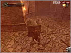 Po lewej widoczna jest skrzynka - 05 - Opuszczone miasto I cz.2 - Shade: Gniew Aniołów - poradnik do gry