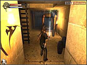 Na balkonie znajdują się po dwóch stronach magiczne łzy - 16 - Świątynia Seta II cz.2 - Shade: Gniew Aniołów - poradnik do gry