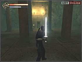 Naciśnij przycisk w ścianie, która cofnie się i otworzy - 18 - Dom Ozyrysa cz.1 - Shade: Gniew Aniołów - poradnik do gry