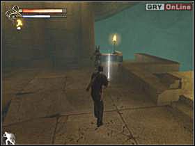 Możesz wybrać schody w lewo lub w prawo - 18 - Dom Ozyrysa cz.2 - Shade: Gniew Aniołów - poradnik do gry