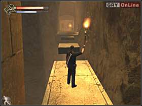 Podnieś leżącą na podłodze pochodnię i zapal ją - 20 - Łuski Maat cz.1 - Shade: Gniew Aniołów - poradnik do gry