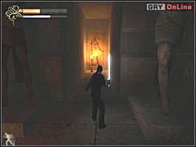 Gdy tylko dotrzesz do drzwi, znów okaże się, że to tylko iluzja (lewy obrazek) - 20 - Łuski Maat cz.2 - Shade: Gniew Aniołów - poradnik do gry