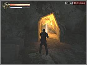 Wspomniani przeciwnicy znajdują się właśnie w tej sali - zombie, dwie mumie oraz strażnik z halabardą - 21 - Pola pokoju cz.2 - Shade: Gniew Aniołów - poradnik do gry