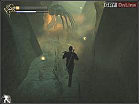 Biegnij nim, pod mostem (lewy obrazek), pokonaj latający mózg i zbieraj wszystkie magiczne łzy, które napotkasz - 26 - Brama - Shade: Gniew Aniołów - poradnik do gry