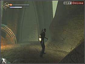 Potem biegnij do magicznej łzy (lewy obrazek), przejdź pod niską skałą - dojdziesz do dwóch bram naprzeciwko - 26 - Brama - Shade: Gniew Aniołów - poradnik do gry