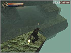 Idź do półki widocznej na lewym obrazku, zbierz po drodze magiczną łzę - 27 - Most cz.1 - Shade: Gniew Aniołów - poradnik do gry