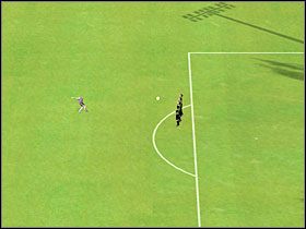 2 - Strzały z wolnych pośrednich i bezpośrednich | Stałe fragmenty gry | FIFA 2005 - FIFA Football 2005 - poradnik do gry