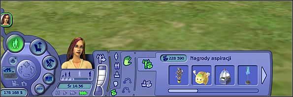 Jeśli zdecydujemy się na zakup poszczególnych nagród aspiracji, musimy pamiętać o tym, żeby w momencie ich użycia wskaźnik aspiracji miał kolor platynowy, ponieważ w przypadku użycia ich w momencie, gdy będzie on złoty, zielony lub czerwony zamiast pozytywnego, możemy mieć do czynienia z efektem neg - Nagrody aspiracji | The Sims 2 - The Sims 2 - Pełna Kolekcja - poradniki