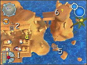 Pierwsza, bardzo prosta misja, która wymaga od nas jedynie sprawnego poruszania się oraz posługiwania się ognistą pięścią - Kampania egipska [misja 1] | Worms Forts Oblężenie - Worms Forts: Oblężenie - poradnik do gry