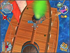 W pierwszej turze zabijamy Kapitana Maryjana [1] , przy okazji zniszczymy laboratorium, nieopodal którego stoi Maryjan - Kampania grecka [misja 8] | Worms Forts Oblężenie - Worms Forts: Oblężenie - poradnik do gry