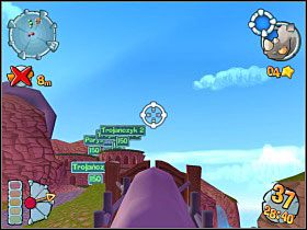 Z twierdzy [5] pozostaje sam fundament - Kampania grecka [misja10] | Worms Forts Oblężenie - Worms Forts: Oblężenie - poradnik do gry