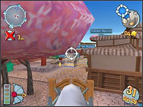 Gdy już osiągniemy most, mając na koncie 4 punkty kluczowe, budujemy zamek, a następnie cytadelę - Kampania [misja 14] | Worms Forts Oblężenie - Worms Forts: Oblężenie - poradnik do gry