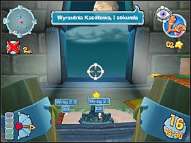 Plany Camelotu są następujące - w rogach książki, na której stoimy wznosimy kasztele [b] , a po środku wieże [a] - Kampania średniowieczna [misja 18] | Worms Forts Oblężenie - Worms Forts: Oblężenie - poradnik do gry