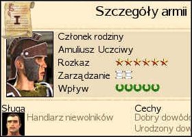 Zarządzanie i wpływ to cechy dobrego rządcy. - Rządcy w Rome Total War | Miasta - Rome: Total War - poradnik do gry