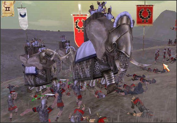 Słonie to potężna broń, jednak źle użyte mogą szybko uciec w panice z pola bitwy. - Opis jednostek w Rome Total War | Wojsko - Rome: Total War - poradnik do gry