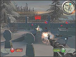 Przygotuj sobie dobrą broń, najlepiej karabin maszynowy - Spotkanie (4) | Misja 1 | Mortyr 2 For Ever - Mortyr 2: For Ever - poradnik do gry