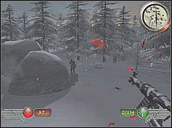 Tym razem będziesz musiał zająć się dwoma sprawami - zdobyć cenne dokumenty, które są w posiadaniu okolicznego oficera, a także wysadzić w powietrze kilka kluczowych obiektów (m - Gen von Stropp (1) | Misja 2 | Mortyr 2 For Ever - Mortyr 2: For Ever - poradnik do gry