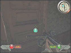 Po dotarciu do drugiego pomieszczenia (z dużą mapą rozłożoną na stole) pojawi się nowy cel - Gen von Stropp (3) | Misja 2 | Mortyr 2 For Ever - Mortyr 2: For Ever - poradnik do gry