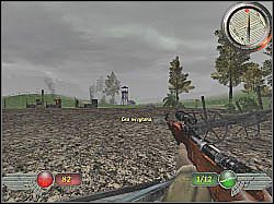 Drugi transportowiec pojawi się niedaleko wieży, z której początkowo usuwałeś wrogiego snajpera - Zatrzymaj ich! (2) | Misja 4 | Mortyr 2 For Ever - Mortyr 2: For Ever - poradnik do gry