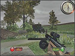 Na miejscu pojawi się druga ciężarówka, która zaparkuje niedaleko pierwszej - Zatrzymaj ich! (2) | Misja 4 | Mortyr 2 For Ever - Mortyr 2: For Ever - poradnik do gry