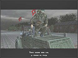 Po około dwóch minutach intensywnych walk Gunnar zatrzyma jeepa przy drugim posterunku - Obóz (1) | Misja 5 | Mortyr 2 For Ever - Mortyr 2: For Ever - poradnik do gry