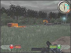 Zanim będziesz mógł cokolwiek zrobić, pojawi się konieczność zabezpieczenia kilku CKM-ów - Obóz (2) | Misja 5 | Mortyr 2 For Ever - Mortyr 2: For Ever - poradnik do gry