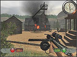 Widocznych w oddali przeciwników eliminuj przy użyciu snajperki - Stacja Negotin (1) | Misja 6 | Mortyr 2 For Ever - Mortyr 2: For Ever - poradnik do gry